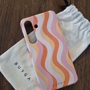 Burga Pink and Orange Wave Phone Case